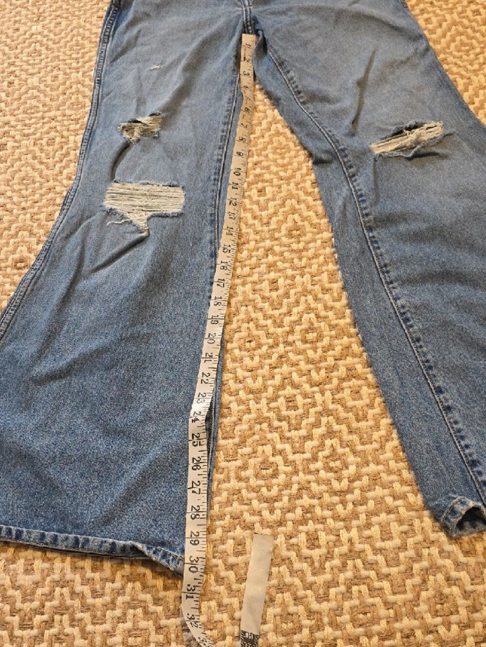 Wrangler Light Blue High-Waist Flare Jeans - Picture 7 of 9